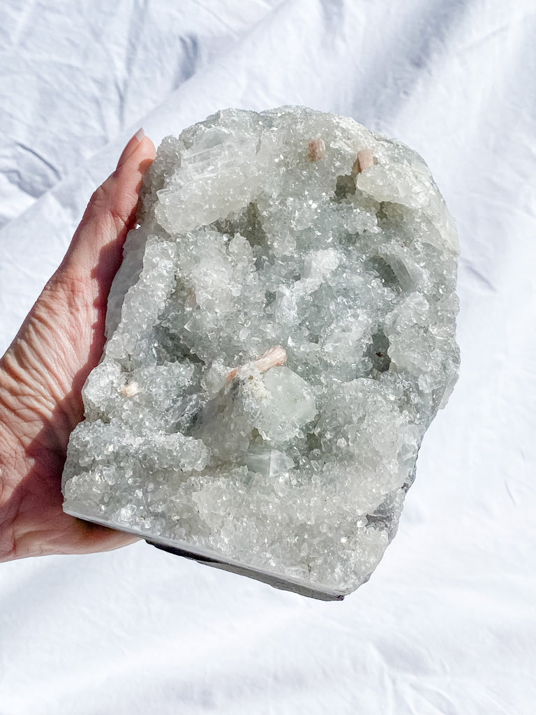 Chalcedony with Inclusions CutBase Cluster 1.8kg