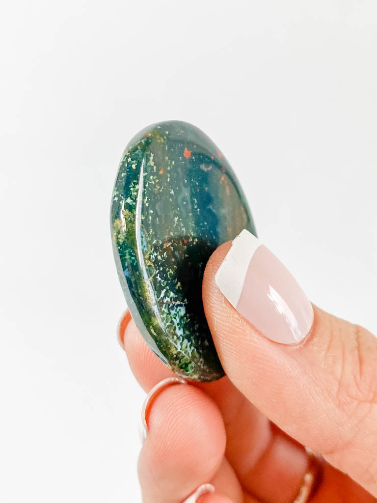 BloodStone Worry Stone