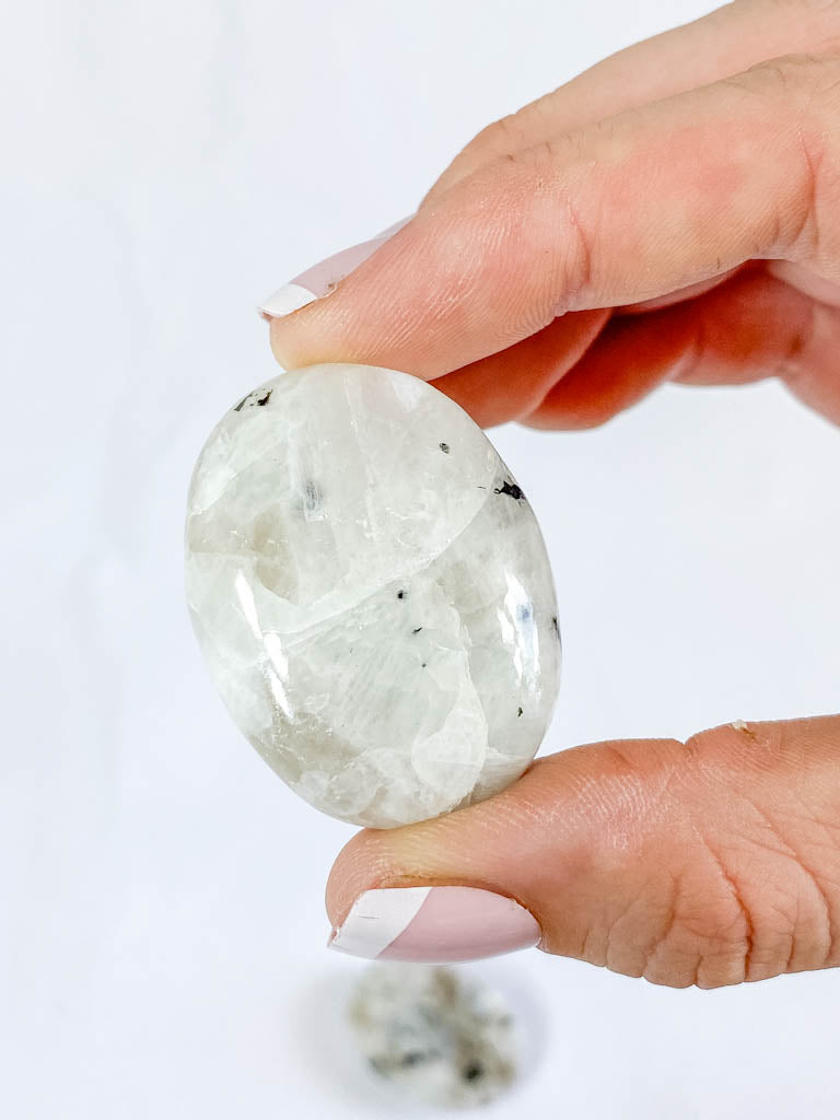 Rainbow MoonStone Worry Stone