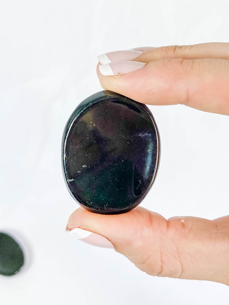 Black Obsidian Worry Stone