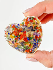 Orgonite Heart Mixed Stones | Medium