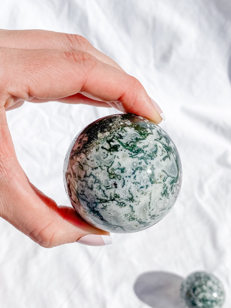 Tree Agate Sphere | X Large