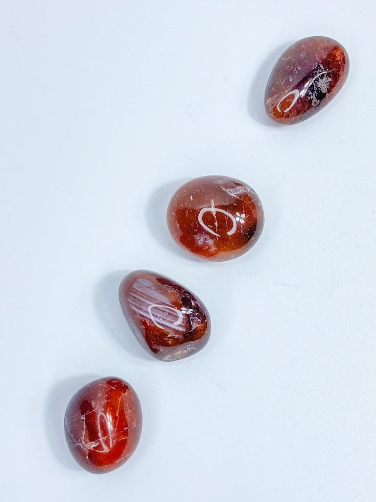 Dark Carnelian Tumbles | Medium