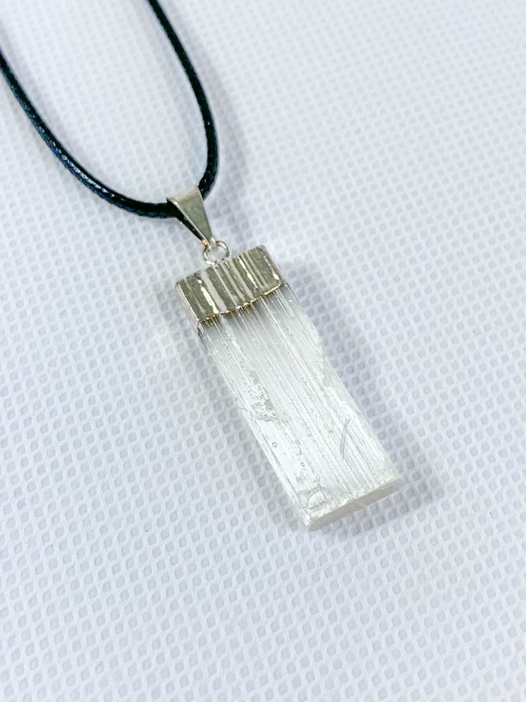 Vitality Pendant Natural Selenite