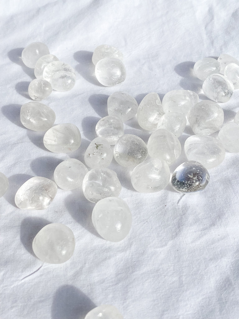 Clear Quartz Tumbles | Small