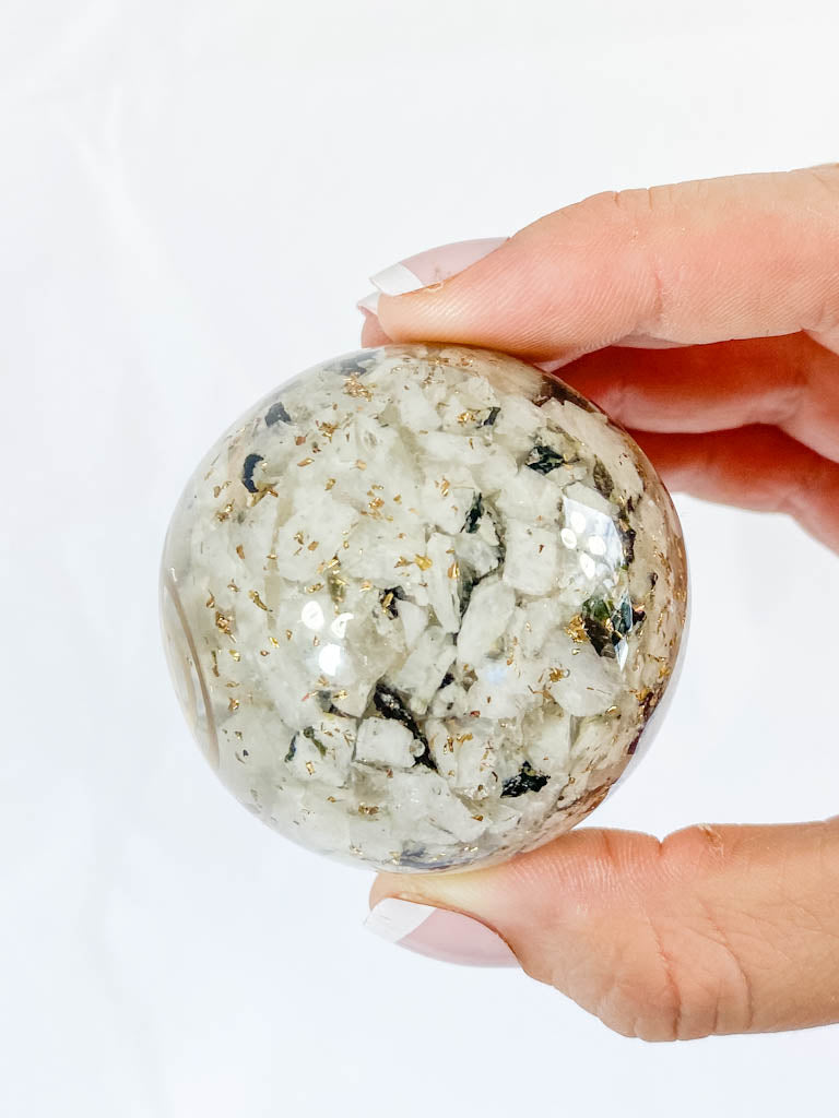 Orgonite Moonstone Sphere | X Large