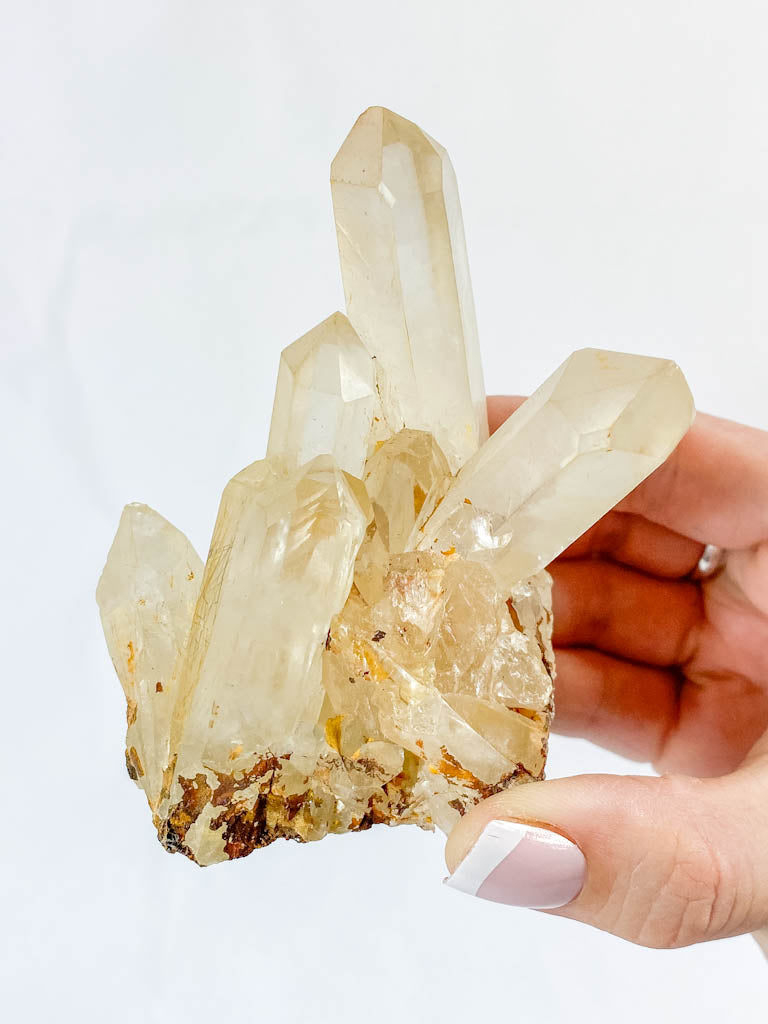 Quartz Cluster with Inclusions 244g