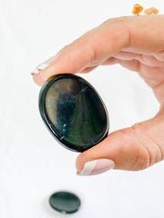 Black Obsidian Worry Stone