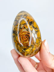 Orgonite Tiger Eye Egg | X Large