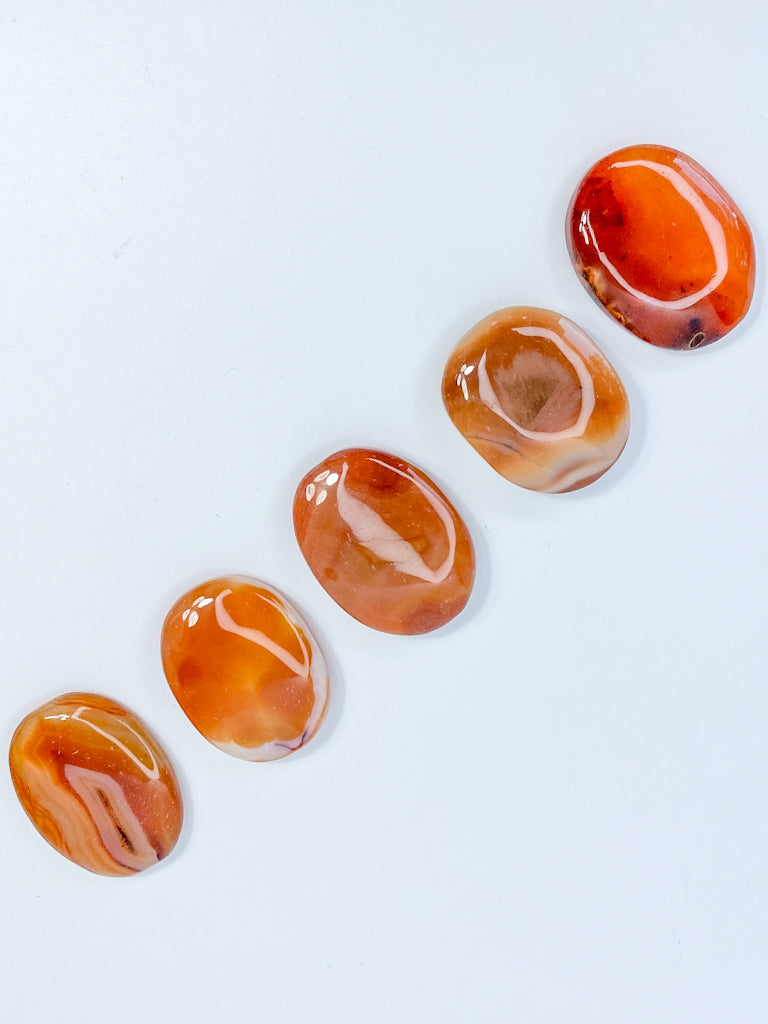 Carnelian Worry Stone