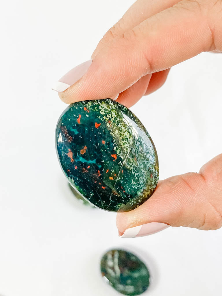 BloodStone Worry Stone