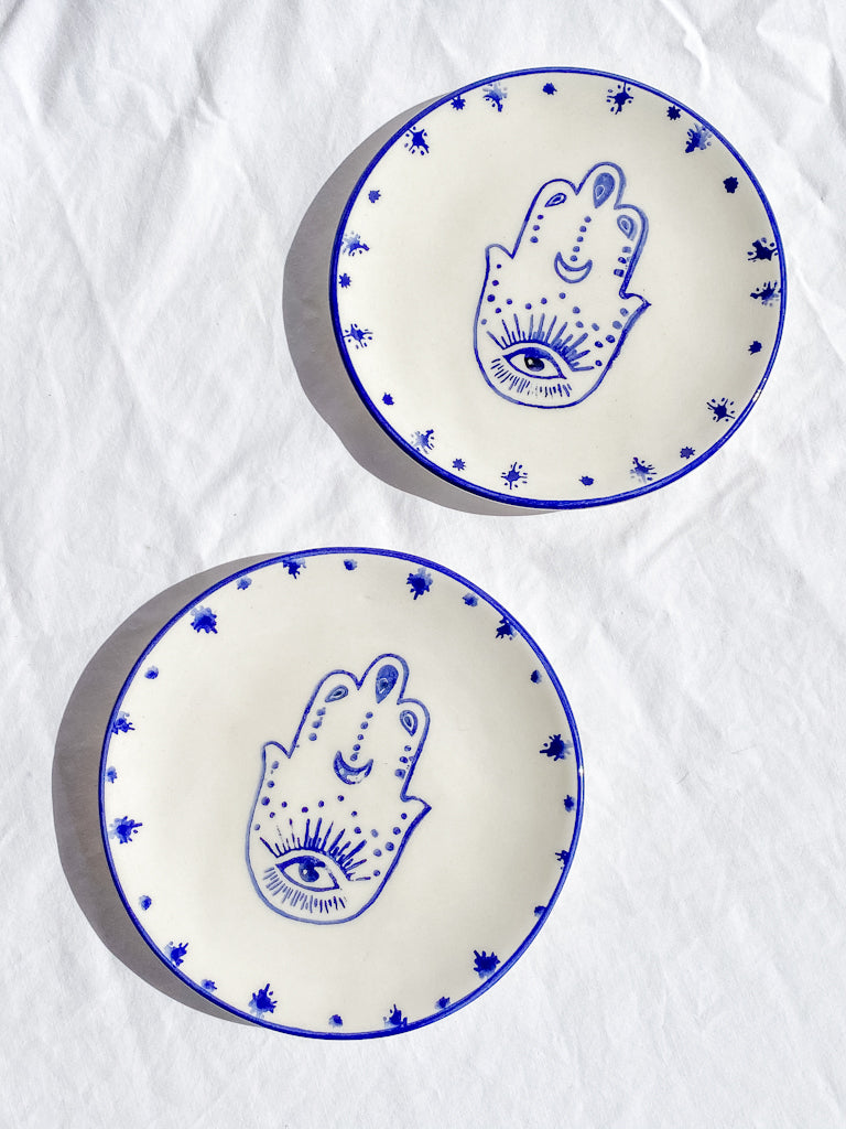 Hamsa Ceramic Dish