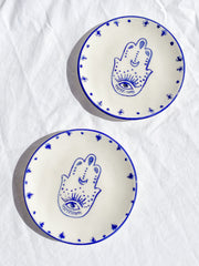 Hamsa Ceramic Dish