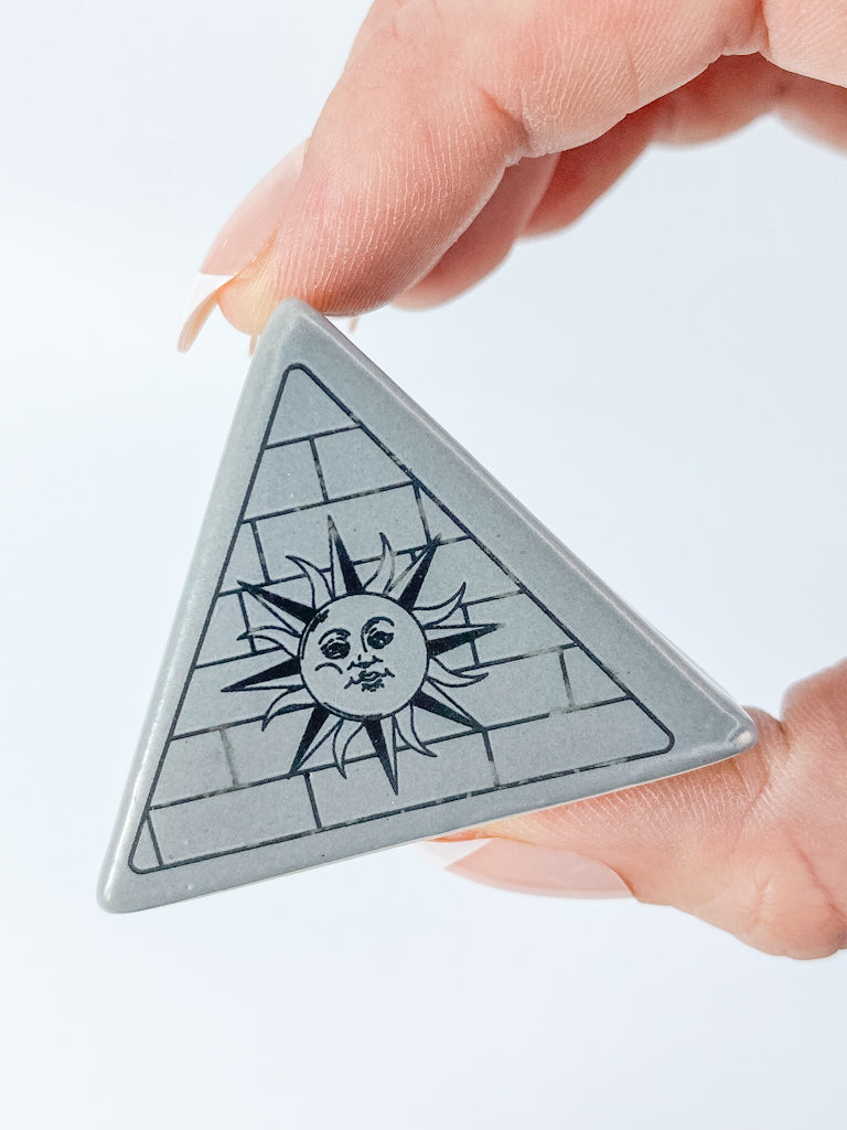 SunFace Ceramic Holder | Gray