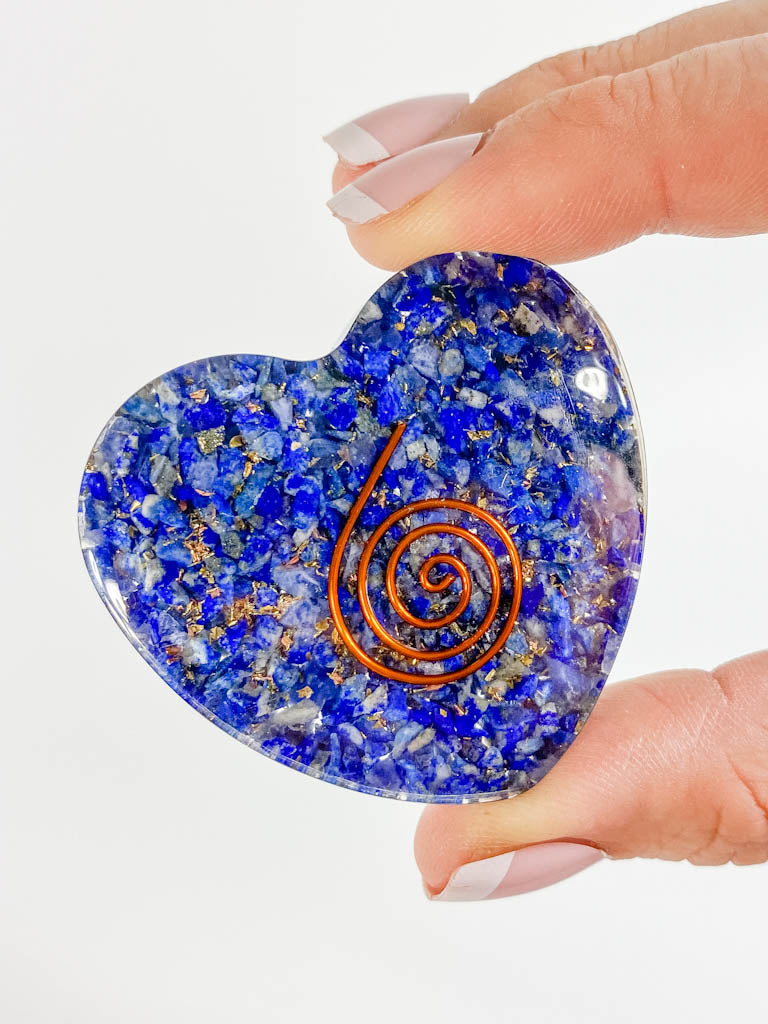 Orgonite Heart Lapis Lazuli | Medium