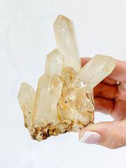 Quartz Cluster with Inclusions 244g