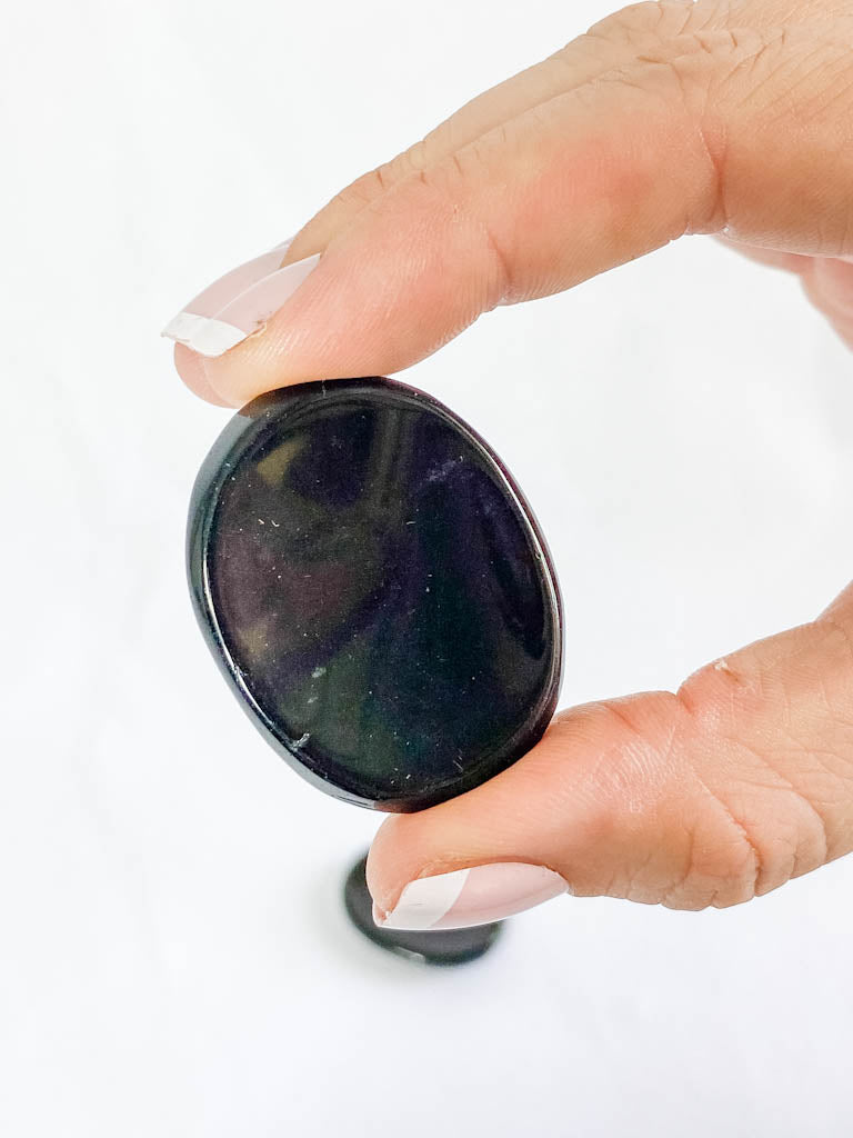 Black Obsidian Worry Stone