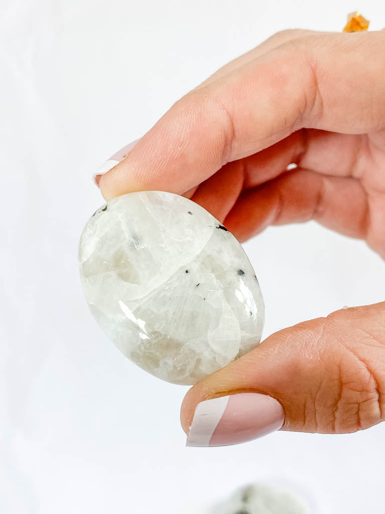 Rainbow MoonStone Worry Stone