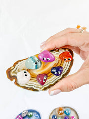 Agate Coaster Rock Friends | Large