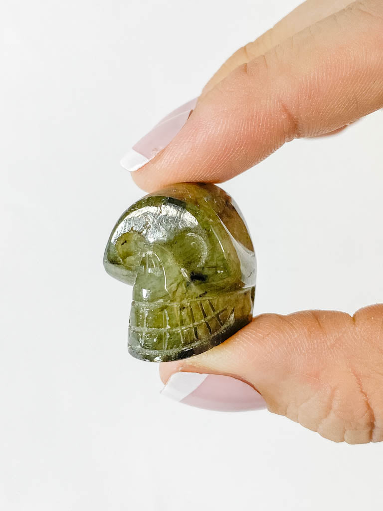 Labradorite Mini Skull