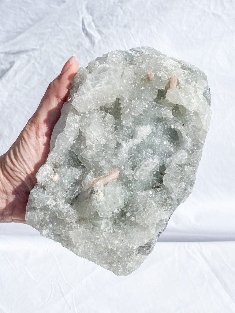 Chalcedony with Inclusions CutBase Cluster 1.8kg