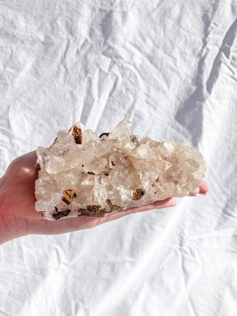 Himalayan Quartz Cluster with Inclusions 657g