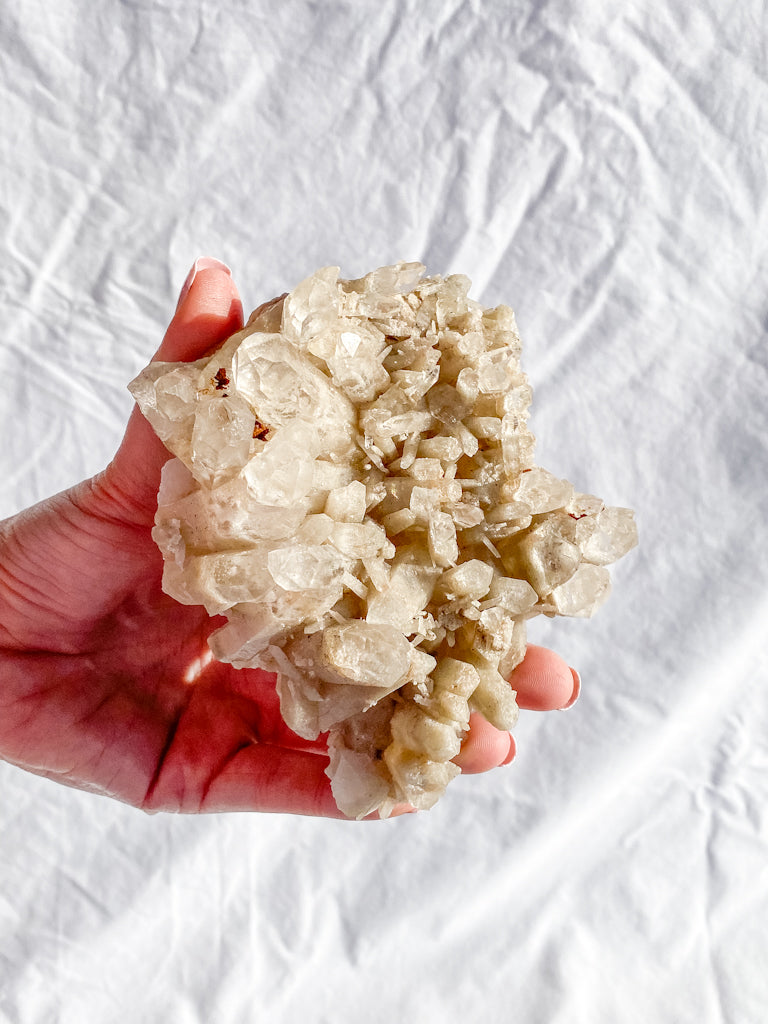 Himalayan Quartz Cluster with Inclusions 459g