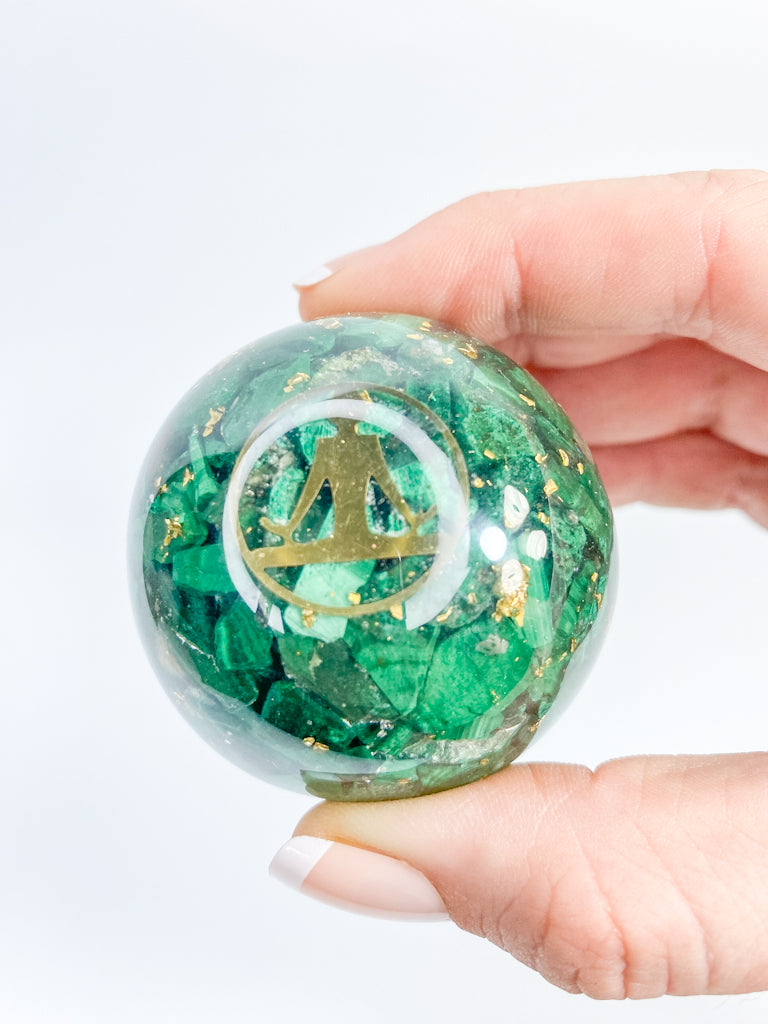 Orgonite Malachite Sphere | X Large