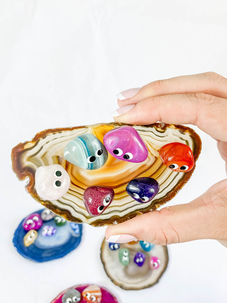 Agate Coaster Rock Friends | Large