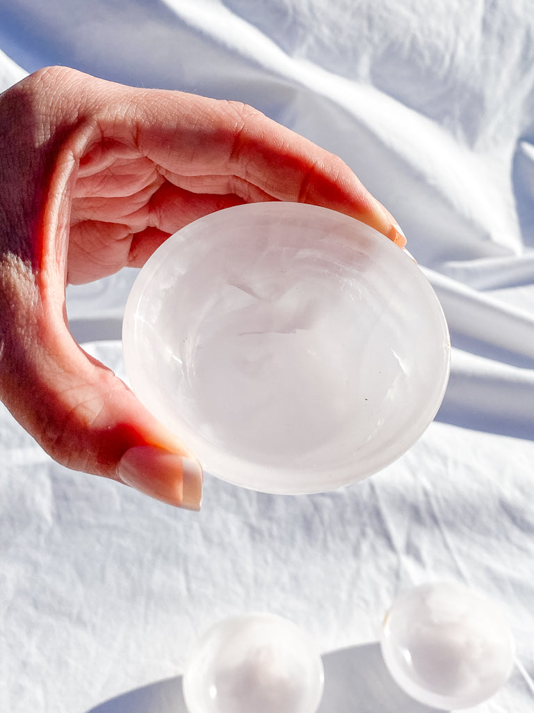 Pink Calcite Bowl | Medium