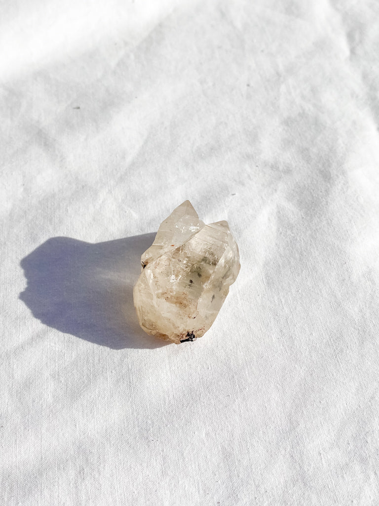 Smoky Himalayan Quartz Cluster with Inclusions 44g