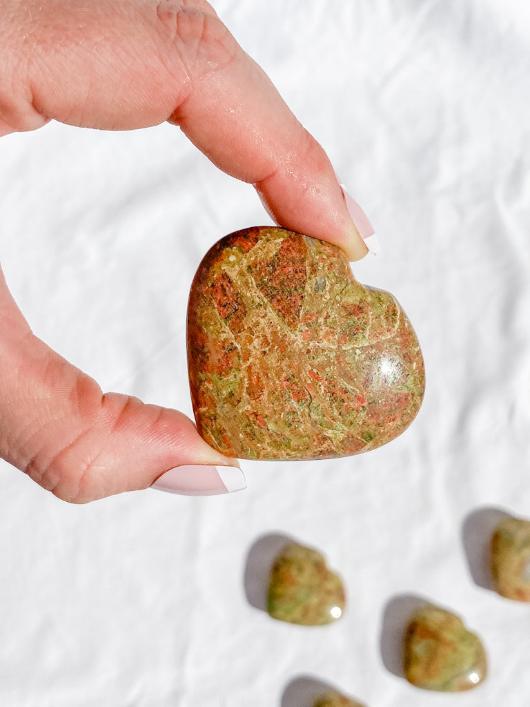 Unakite Heart | Medium